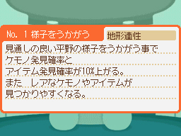 様子をうかがう